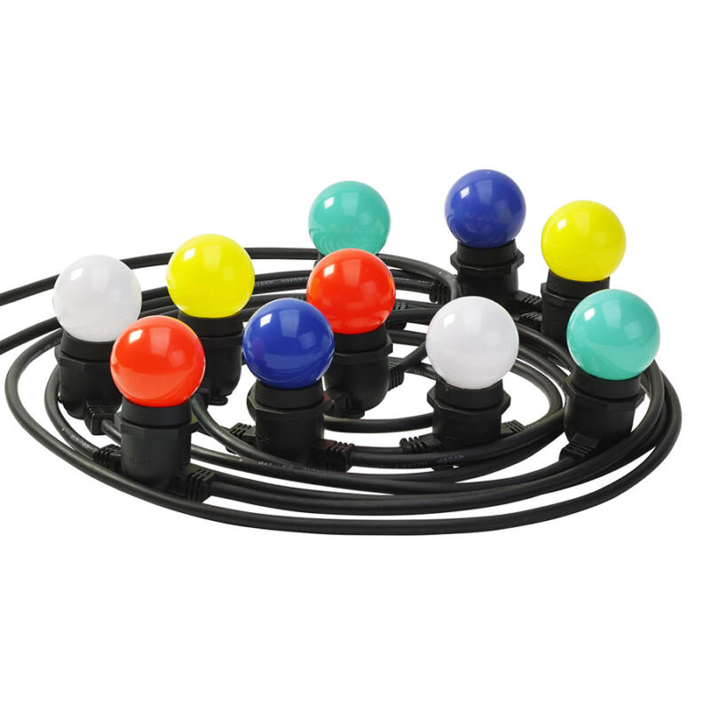 LED prikkabel 10 meter GEKLEURD