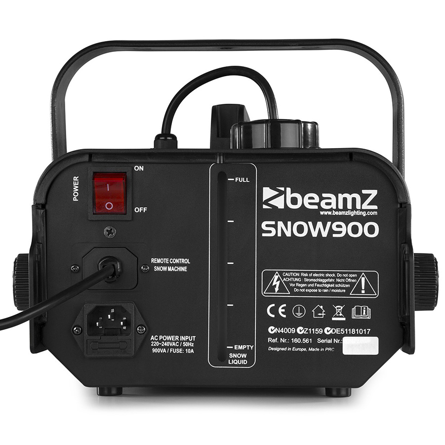 BeamZ Rage 1000 Snow Machine with Wireless controller - Afbeelding 3