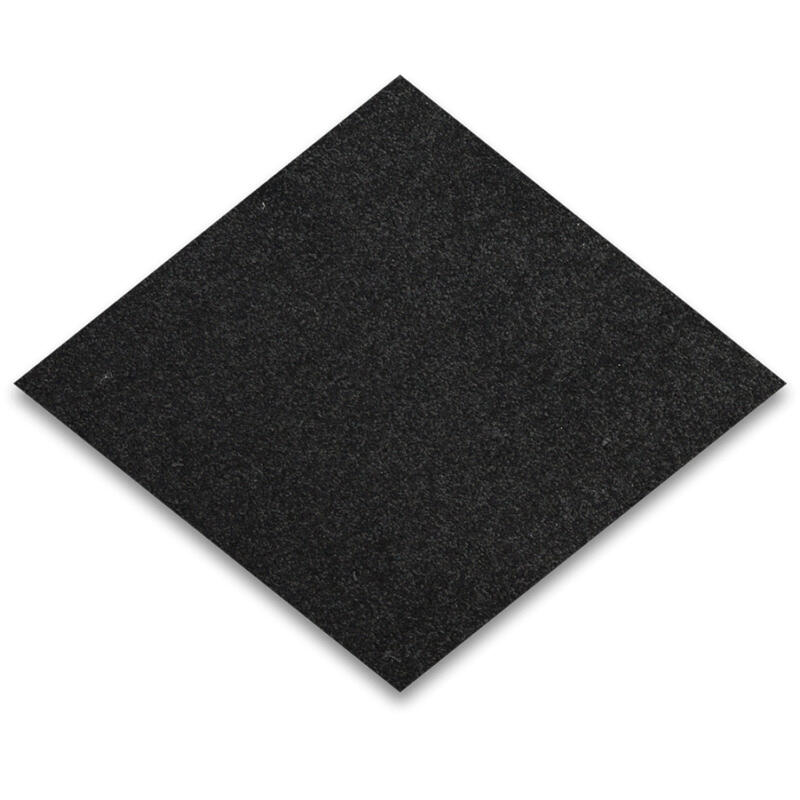 Tapijt tegel zwart 1x1m