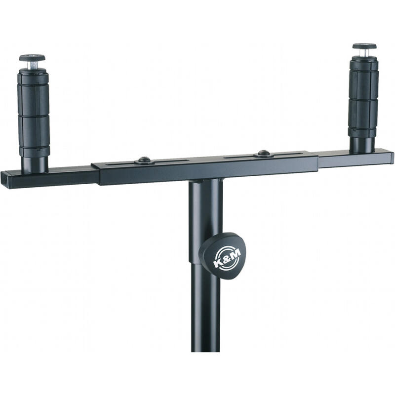 statiefadapter voor twee luidsprekers