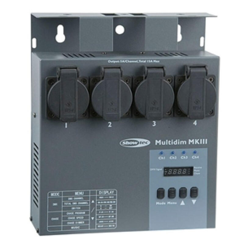 Dimmer 4 kanaals 230v