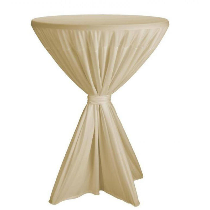 Statafelrok met lint wit/champagne